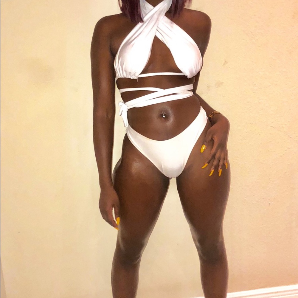 Simple Tie Bathing Suit